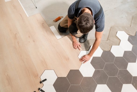 Flooring installation services in Eagle River
